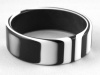 LG35 60s lucite black & white bangle